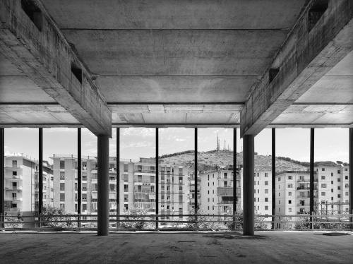 Palazzo di Giustizia. cantiere di Salerno, 14 marzo  2012 ore 12:07. Architetto David Chipperfield